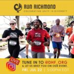Djimon Hounsou Instagram - Join us today at 5pm EDT on Instagram Live Session on @dhf_org to learn more about RUN RICHMOND 16.19, the cultural running event our community is hosting on Sep 17. Listen in to our conversation with the Djimon Hounsou Foundation, Sports Backers, the Black History Museum of Virginia and local & regional community partners and engage with us. #LetsGoRVA #blackhistory #runrichmond #rvarun #rvafitness #richmondva #runrva #instarunners #10miler #10kmrun #virginiaisforlovers