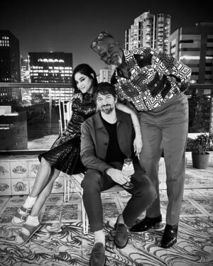 Djimon Hounsou Instagram - Kora, Gunnar and Titus 🙏🏿 #rebelmoon