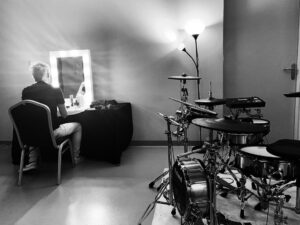 Dominic Howard Instagram - A little calm before what was a sweet storm in Krakow this evening ⚡️ 🇵🇱 ⚡️