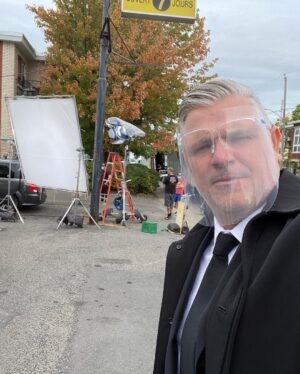 Dominic Paquet Instagram - Début des tournages de La Maison Bleue 2 aujourd’hui! Stéphane est de retour!! 😉