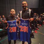 Dominick Reyes Instagram - In the company of Legends @frankieedgar @thegarden @ufc #ufc281 #legends #grateful #ready
