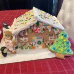 Dominick Reyes Instagram - Christmas gingerbread house competition. Who is the winner? #xmas #family #fun #tradition #sundayfunday