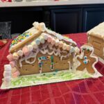 Dominick Reyes Instagram - Christmas gingerbread house competition. Who is the winner? #xmas #family #fun #tradition #sundayfunday