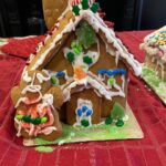 Dominick Reyes Instagram - Christmas gingerbread house competition. Who is the winner? #xmas #family #fun #tradition #sundayfunday