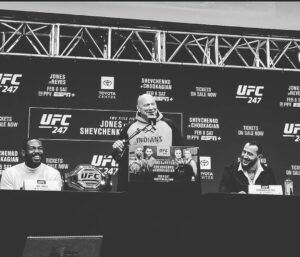 Dominick Reyes Instagram - The way out is the way through- Robert Frost 

4 years just like that! 💨 

#allthesmoke #gogetit history #belegendary #imdominickreyes

📸: @kwonfivenine