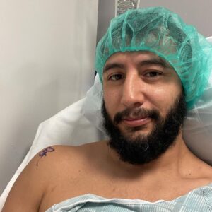 Dominick Reyes Instagram - Time to get fixed up so I can get back at it! #surgery #shoulder #recovery