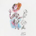 Don Shank Instagram – Frequently I just keep drawing until the page is full. And I also isolate subjects for posting a lot of the time. Here’s both…
#proto_wilma #vanhalenlogo Pixar