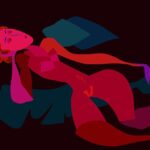 Don Shank Instagram – Red Nude Reclining