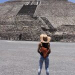 Donisha Rita Claire Prendergast Instagram - At the top of the pyramid there was no peak, only a flat platform where we all stood equally overlooking the valley below, reflecting on how many steps it took to get here. We all came from different places and arrived at different paces. Tourists, locals, young people, old people, newborns, even the sick and ailing. Some prayed, some laughed, some cried, some became a part of the silence that this moment demanded. A Recognition that a challenge had been conquered, a goal fulfilled, a memory restored, a promise kept. The Orijin of our reason to be here, in this now, was validated by us being here, in this now. Don’t discount your journey... or the journey of others just because you think they can’t walk in your shoes. You don’t know what they had to do to get shoes for their bare feet, or how much it took to put one foot in front of the other. Walk Good. Bag by @orijinculture #GiveThanks #HaveMercy #Grace #BeLove #Buildcomeunity #KeepOnMoving #Mentalhealthawareness #iexisteverywhere #orijinculture Teotihuacan Pyramids, mexico
