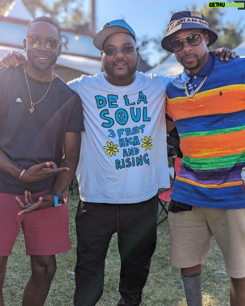 Dorian Missick Instagram - Cool moment meeting @djmaseo. #DeLaSoulisDead was part of what started me and Dorian rapping and starting a group with @hak.young . . Shop @gram.label #bluenotejazzfestivalnapa #gramlabel Blue Note Napa