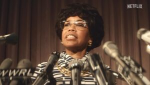 Dorian Missick Instagram - So excited to finally share this…
Regina King is Shirley Chisholm in SHIRLEY–the iconic story of the first Black congresswoman and her historic presidential campaign. See it, March 22, only on Netflix. @netflix @netflixfilm @iamreginaking @strongblacklead @theterrencehoward #AndreHolland @amirahvannofficial @thereallancereddick #LucasHedges @dorianmissick @participant #JohnRidley
