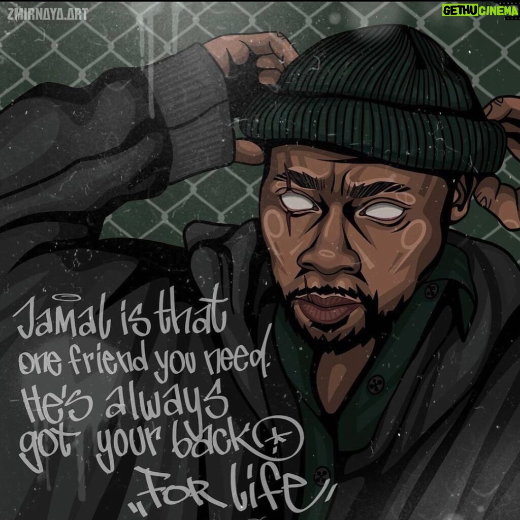 Dorian Missick Instagram - This is a cold ass piece! Thanks @zmirnaya.art !!! #FanArt @forlifeabc