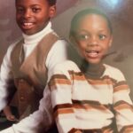 Dorian Missick Instagram - Me and cuzzo back in the 80’s. Probably took this at Sears or Caldor or somewhere. I used to hate turtlenecks because my head was too big to fit through the little neck area. I needed an asprin every time I got dressed! #TBT #TeenyWeenieAfro #BlackBurtAndErnie Los Angeles, California