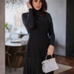 Dorra Instagram - 🖤 I am not what happened to me, I am what I choose to become. Wearing #fendi #totallook @fendi Stylist @youmnamoustafa Makeup @monagamalofficial Hairstyle @chezrichard 📸 @karimmedhat #home 🏠 Cairo, Egypt