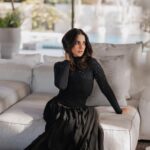 Dorra Instagram - 🖤 I am not what happened to me, I am what I choose to become. Wearing #fendi #totallook @fendi Stylist @youmnamoustafa Makeup @monagamalofficial Hairstyle @chezrichard 📸 @karimmedhat #home 🏠 Cairo, Egypt