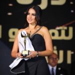 Dorra Instagram - شكرا لمهرجان الفضائيات العربية على جائزة التميز والإبداع 🏅أفضل ممثلة عن دوري في مسلسل الأجهر وشكرا لشركة الصبّاح التي تشرفت بالعمل معها آخر أعمالي المتهمة والأجهر وشكرا لجمهوري الحبيب أتمنى تقديم الأفضل لكم دائما 🤍🙏 ومبروك لكل زميلاتي وزملائي المبدعين. #مهرجان_الفضائيات_العربية 📸 @hana_hafez.photography