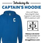 Doug Gilmour Instagram - Limited edition drop! Happy Friday everyone check out my new Captain’s Hoodie you’ll love this one. Available now at douggilmour.com