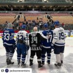 Doug Gilmour Instagram - Had a great time yesterday facing off against some great friends @wendelclark17 @aliafrate and Tom Fergus. Thanks to @celebrityshinny @jacksoneventsinc and @bottomlineto #mapleleafs #LeafsAlumni #TorontoMapleLeafs