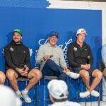 Doug Gilmour Instagram - Fun time hanging with this squad at the Leafs and Legends Charity Golf Classic! Great line here but who’s starting on D with @morganrielly ?? #leafsforever