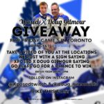 Doug Gilmour Instagram - I’ve teamed up with @xposedtwitch to gift some tickets to tonight’s game! Xposed x Doug Gilmour Ticket Giveaway for Fridays Game 5 in Toronto 24 Tickets total (12 Pairs) Enter from 10 AM - 2 PM. Take a video of you at the locations we post with a Sign saying Xposed X Doug Gilmour saying go Leafs Go for a chance to win. First location: CN TOWER Make sure you’re following both me and @xposedtwitch Toronto, Ontario