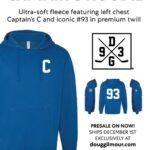 Doug Gilmour Instagram - Limited edition drop! Happy Friday everyone check out my new Captain’s Hoodie you’ll love this one. Available now at douggilmour.com