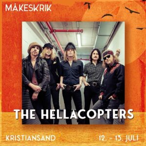 Dregen Instagram - Repost from @thehellacopters 

Norway! See you in July at @maakeskrik Festival! 🇳🇴🌩️
