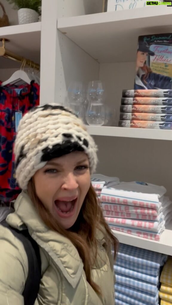 Drew Barrymore Instagram - Look what I found at the Nashville airport! @reesewitherspoon, I love you and @draperjames so much. You really know how to do it!