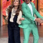 Drew Barrymore Instagram - We really tried to do your beautiful dance @victoriabeckham @davidbeckham but it turned into this… @ericfuckingandre @thedrewbarrymoreshow