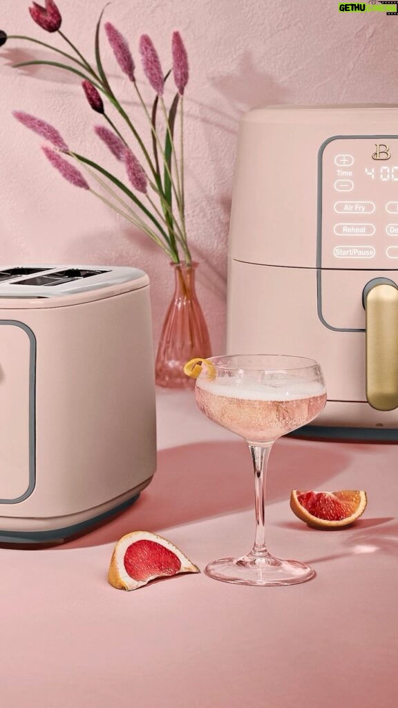 Drew Barrymore Instagram - Rosé all day? Don’t mind if we do! 💖 Spread the love this Valentine’s Day with a kitchen item in our fresh new color. Cheers to Rosé 🥂 our latest hue! Available in select kitchen appliances and cookware.