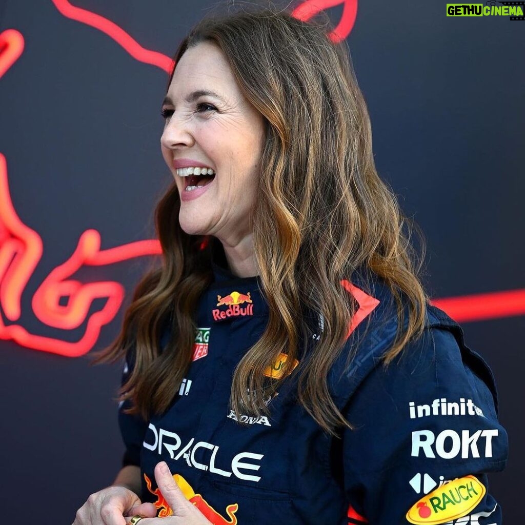 Drew Barrymore Instagram - Thank you @f1 for having me! I’m so grateful to have been a fly on the wall!