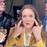 Drew Barrymore Instagram – I wear clip on earrings and Flower Eyewear every day on @thedrewbarrymoreshow! 

Flower Eyewear is available at @walmart Vision Centers and at @atollesopticiens. These glasses are the “Jess” frames!