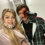 Drew Catherine Instagram - Of all the ways to use a dildo this was a new one for me. Behind the scenes of the recently released episode 4 of @theboystv @geoffscovell *prosthetics !!! All fake **** #theboystv #theboys #amazon #theboysedit #theboysmemes #theboysfanart