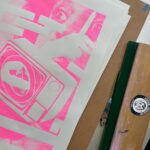 Dug One Instagram - Cranking out our latest print for @night___birds Dec 30 show in Asbury Park. A limited run will only be available at venue the night of show. Asbury Park, New Jersey