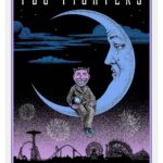Dug One Instagram - This is our poster design for tonight’s sold out @foofighters show at Coney Island Amphitheater. UPDATE: We will have a limited amount of both the regular and variant print available online this Friday. We are working out the details with a new fulfillment partner, and will post the final info on Thursday afternoon. Coney Island Board Walk
