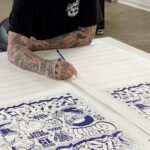 Dug One Instagram - 11/26 Print drop from HSAC Invitational Print project @ogmikegiant @morningbreath @mrjeremyfish @mrjeremyfish will be at HSAC to kick off the holiday season from12pm – 3:00pm on 11/26 Portion of the sale benefits @SFskateclub Collab print inspired by the work of @rickgriffindesigns video by @jeremymcnamara Haight Street Art Center