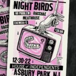Dug One Instagram - We rocked the poster for the last @night___birds show coming up at @houseofindependents We will be printing a limited amount of these bad boys available the night of the show at the venue. ✌🏼 House of Independents