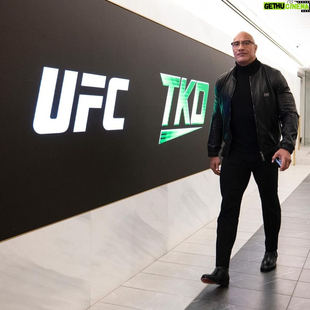 Dwayne Johnson Instagram - From $7 bucks to this surreal day. Crazy. Thank you @nyse for the incredible & very warm welcome. Honored to join the Board of Directors for @tkogrp and honored to ring the iconic bell to open our market. Let’s get to work. @wwe @ufc #peopleschamp @thisisamandaw 📸