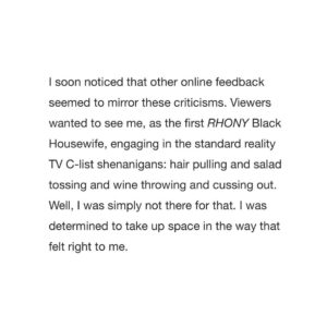 Eboni K. Williams Instagram - Newsweek, ⁣
⁣
Thank you for sharing my final thoughts on my infamous season on RHONY🍎⁣
⁣
This is an EXCLUSIVE excerpt is from my new book📚 Chapter 3: DISRUPTION ⁣
⁣
Get your copy now! Link🔗in bio ⁣
BET ON BLACK: The Good News About Being Black in America Today ⁣
⁣
Who needs a reunion when you hold the power of the pen ;-)✨ ⁣
⁣
@newsweek @bravotv #RHONY ⁣
⁣
#BETONBLACK  #Blackness #BlackPeople #success #newmindset #BlackWoman #BlackCulture #Black #BlackWriters #BlackEmpowerment #KnowYourself #diversebooks #goodnews #BlackPride #AfricanAmerican ⁣⁣