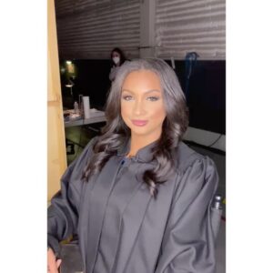 Eboni K. Williams Instagram - ⁣
All Rise 👩🏾‍⚖️⁣
⁣
Judge Eboni K. Williams PRESIDING ⁣
⁣
Elated to present to you…⁣
“Equal Justice with Judge Eboni K. Williams” ⁣
⁣
Coming to a daytime television screen near you this fall 🙌🏾✨ ⁣
⁣
There is no one in this industry I trust and revere more than Byron Allen. His consistent commitment to creating exceptional television and his unmatched cultural competency are key reasons this new show will be unlike anything else on-air. I am certain that we will deliver a revolutionary television court series.⁣
⁣
Y’all, We serve a remarkable God 🙏🏾⁣
⁣
*The last slide photo was taken in 2014. ⁣
Who knew then, as I was just starting my broadcast career, that almost 10 years later Judge Kevin Ross and I would be on-air colleagues.⁣
⁣
Blessed isn’t even a big enough word ✨ ⁣
⁣
Lesson: Stay in YOUR PROCESS⁣
Get more gems by getting my new book⁣
BET ON BLACK: The Good News About Being Black in America Today. Link 🔗in bio ⁣
⁣
Love y’all, ⁣
⁣
Judge Williams