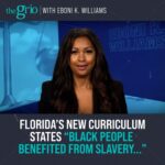 Eboni K. Williams Instagram – Florida’s new middle school social studies curriculum will state “…how slaves developed skills which, in some instances, could be applied for their personal benefit.” Eboni K. Williams (@ebonikwilliams) suggests to Ron DeSantis and anyone who believes this to be true, how about you go be a slave and let us know how that goes. 

Tune into theGrio with Eboni K. Williams at 6 pm ET tonight on theGrio cable channel.