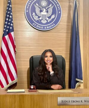 Eboni K. Williams Instagram - ⁣Order in the MF COURT👩🏾‍⚖️ ⁣
 ⁣
This one is about to hit…different ⁣
⁣
Coming soon✨ 📺 ⁣
⁣
#EqualJustice #JudgeEboni