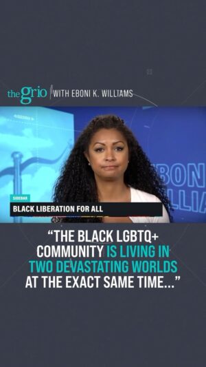 Eboni K. Williams Instagram - The #LGBTQ+ community is under attack and Eboni K. Williams (@ebonikwilliams) reminds us that “none of us is free, until all of us is free...” 

Tune into a new episode of theGrio with Eboni K. Williams at 6 p.m. ET tonight on theGrio cable channel.
