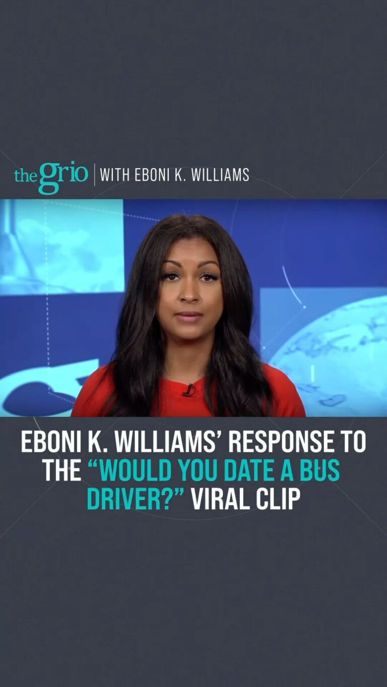 Eboni K. Williams Instagram - The exclusive interview with Eboni K. Williams (@ebonikwilliams) and Dr. Iyanla Vanzant about if she would date a bus driver seems to have a lot of people talking. Listen to her response to the commentators, and for the full interview with Dr. Iyanla Vanzant, head over to theGrio’s Youtube channel.