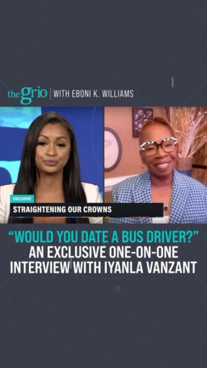 Eboni K. Williams Instagram - Join Eboni K. Williams (@ebonikwilliams) in an exclusive one-on-one interview with TV personality and life coach Dr. Iyanla Vanzant (@iyanlavanzant) as they explore masculine vs. feminine energy and how to straighten our crowns. 

Tune into a brand new episode of theGrio with Eboni K. Williams at 6 pm ET on theGrio cable channel tonight.