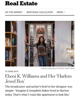 Eboni K. Williams Instagram - It’s really, REALLY hard to be free when you don’t own anything. ⁣
⁣
I open the LEVERAGE chapter of my new book, BET ON BLACK, with this difficult truth because my liberation is tethered to ownership. ⁣
⁣
This is why homeownership was ESSENTIAL to me as a single Black woman in America today. ⁣
⁣
With high interest rates, race-based mortgage rejections and anti-Blackness in home appraisals…purchasing real estate in Manhattan was no easy feat.⁣
⁣
But God 🙏🏾 ⁣
⁣
I’m humbled and excited to welcome you into my Harlem Jewel Box that I get to call home 💕✨ ⁣
⁣
Thank you to the @nytimes @nytrealestate for amplifying my journey to ownership…and ultimately to my liberation .
⁣
*Special shoutout to my brilliant and tenacious real estate attorney: Evans Legros