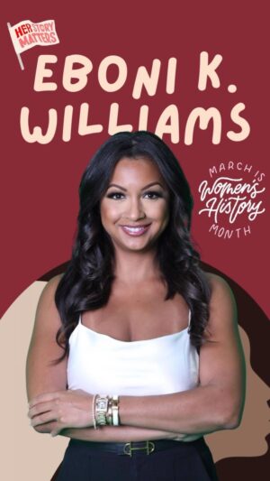 Eboni K. Williams Instagram - Welcome to #SistaSundays where I pay tribute to women that inspire me and so many others. Today I honor the incredible @ebonikwilliams. 

Eboni is a Lawyer, TV host, Producer, and published author with her latest book “Bet On Black” receiving rave reviews! She is unapologetically driven and aims to give a voice to the voiceless.

#womenshistorymonth #whm #ebonikwilliams #womenrock #inspiration #inspired #sistasundays #women #sundayvibes #femaleentrepreneur #femaleempowerment #girlsrock #rockstar #author #producer #tvhost #lawyer #fierce #goals #girlboss #boss #futureisfemale