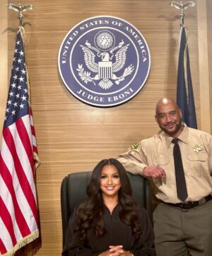 Eboni K. Williams Instagram - ⁣Order in the MF COURT👩🏾‍⚖️ ⁣
 ⁣
This one is about to hit…different ⁣
⁣
Coming soon✨ 📺 ⁣
⁣
#EqualJustice #JudgeEboni