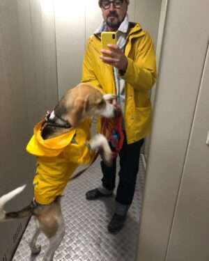 Egor Druzhinin Instagram - Мы с Торой сегодня на желтом цвете:-) #торасобакаегора