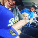 Elden Henson Instagram - Best Father’s Day ever!! At the Dodgers game with one of my oldest friends @roachsk8 and our boys. Couldn’t be happier right now!!