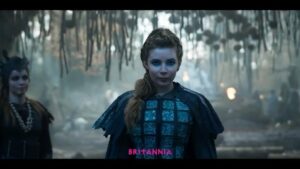 Eleanor Worthington-Cox Instagram - The Chosen One’s got company… this should be good ;)

We command you to watch BRITANNIA III. TOMORROW. OR ELSE… we’ll…you know… erm… idk but JUST WATCH IT OK ?!?!??!!!?!?! 👿😈👿 

P.S. BTS COMING SOON 👀

#BRITANNIAIII @skytv @vertigo_films @britannia_tv
